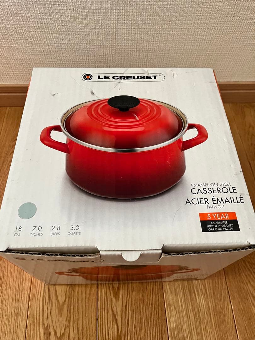 LE CREUSET EOS キャセロール コースタルブルー　18cm