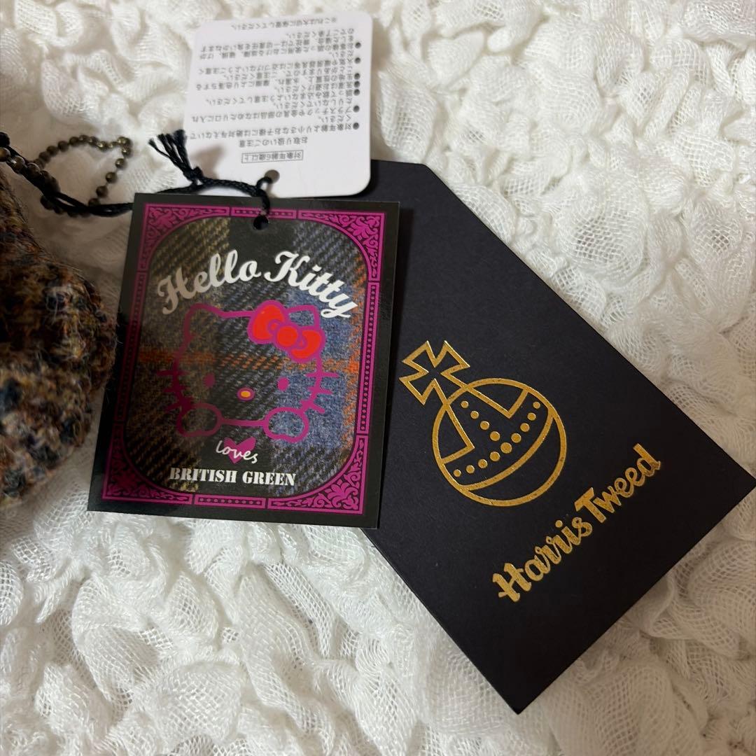 ハリスツイード HELLO KITTYぬいぐるみ タグ付き キティちゃん コラボ