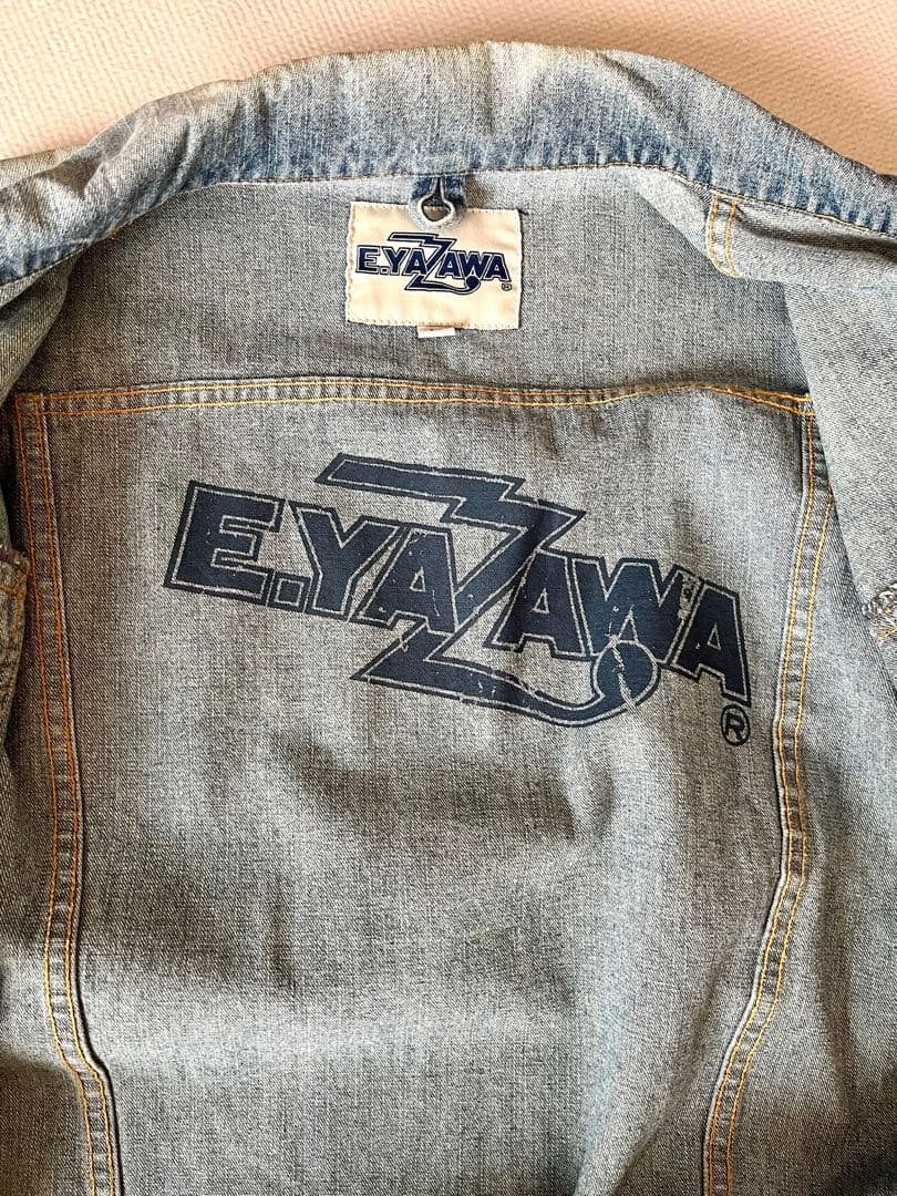 矢沢永吉 E.YAZAWA デニムジャケット 星プリント　ジージャン