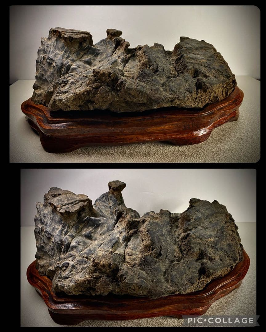 3917 遠州三倉石 幅35×高14×奥25.5(cm) 9.58kg