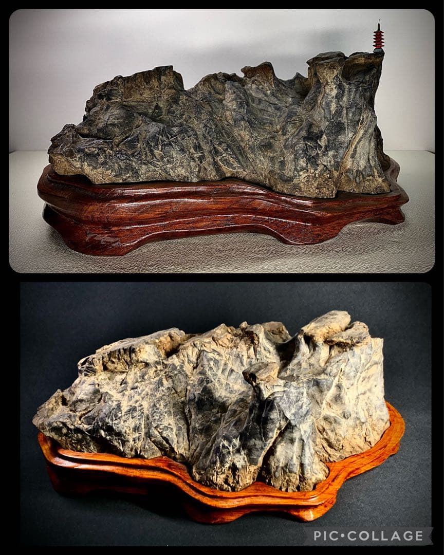 3917 遠州三倉石 幅35×高14×奥25.5(cm) 9.58kg