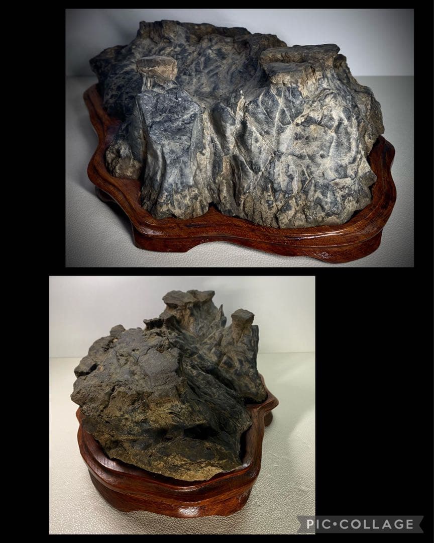 3917 遠州三倉石 幅35×高14×奥25.5(cm) 9.58kg