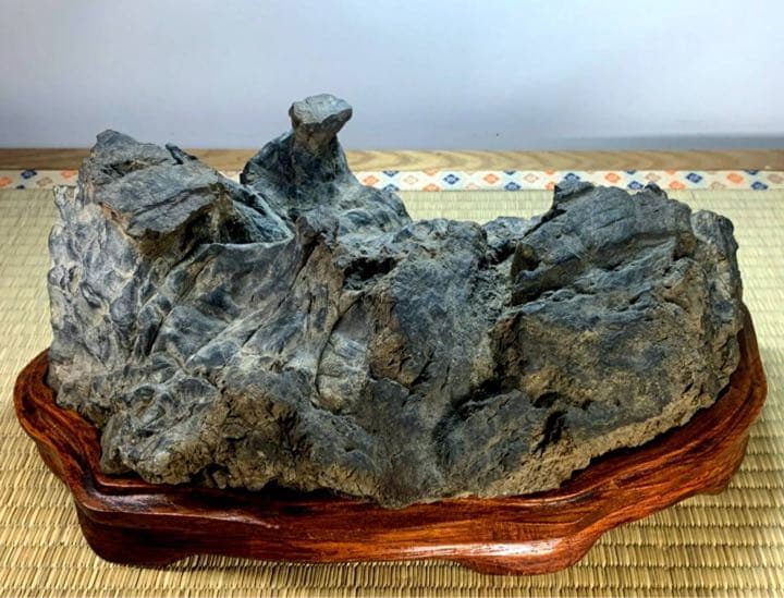 3917 遠州三倉石 幅35×高14×奥25.5(cm) 9.58kg