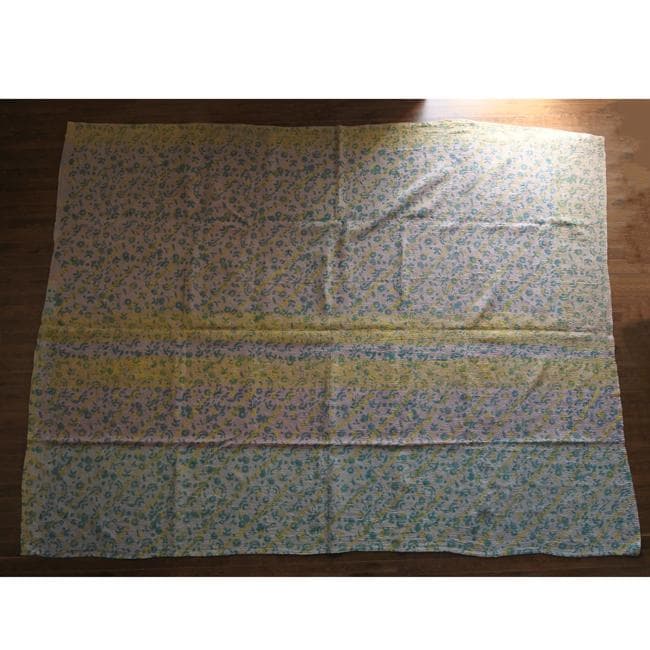 No67　ビンテージ　ラリーキルト　カンタキルト　ブロックプリント