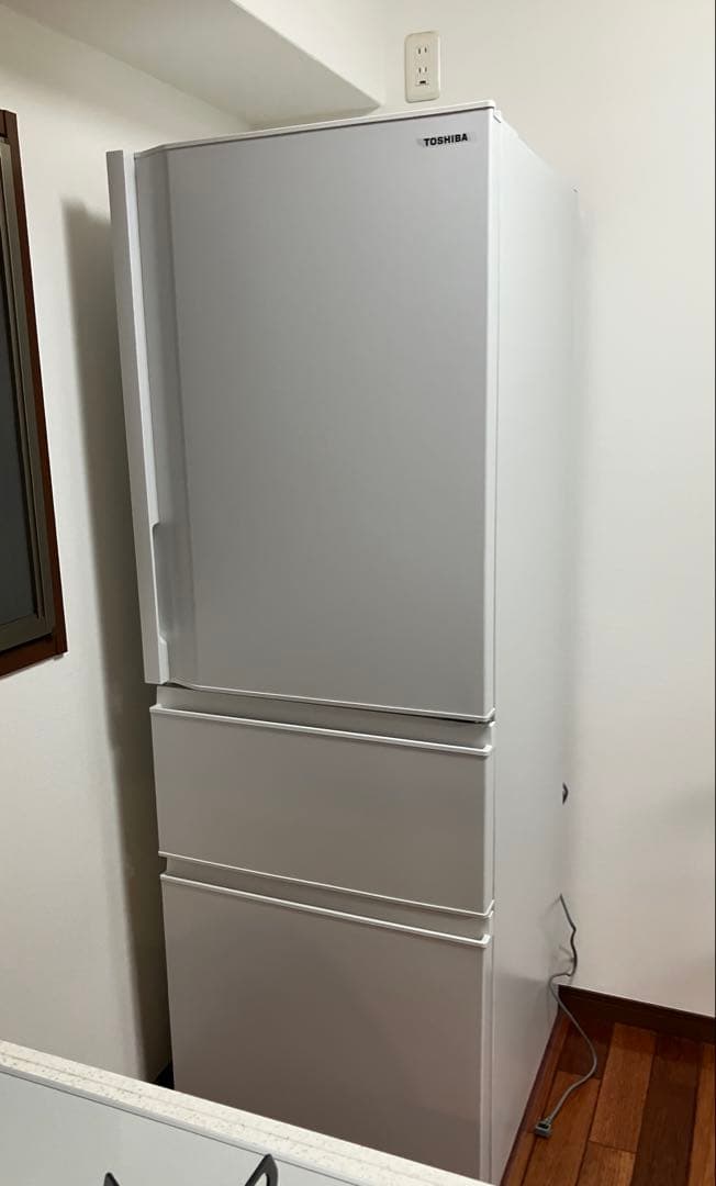 未使用 ￼東芝冷蔵庫 356L ￼マットホワイト