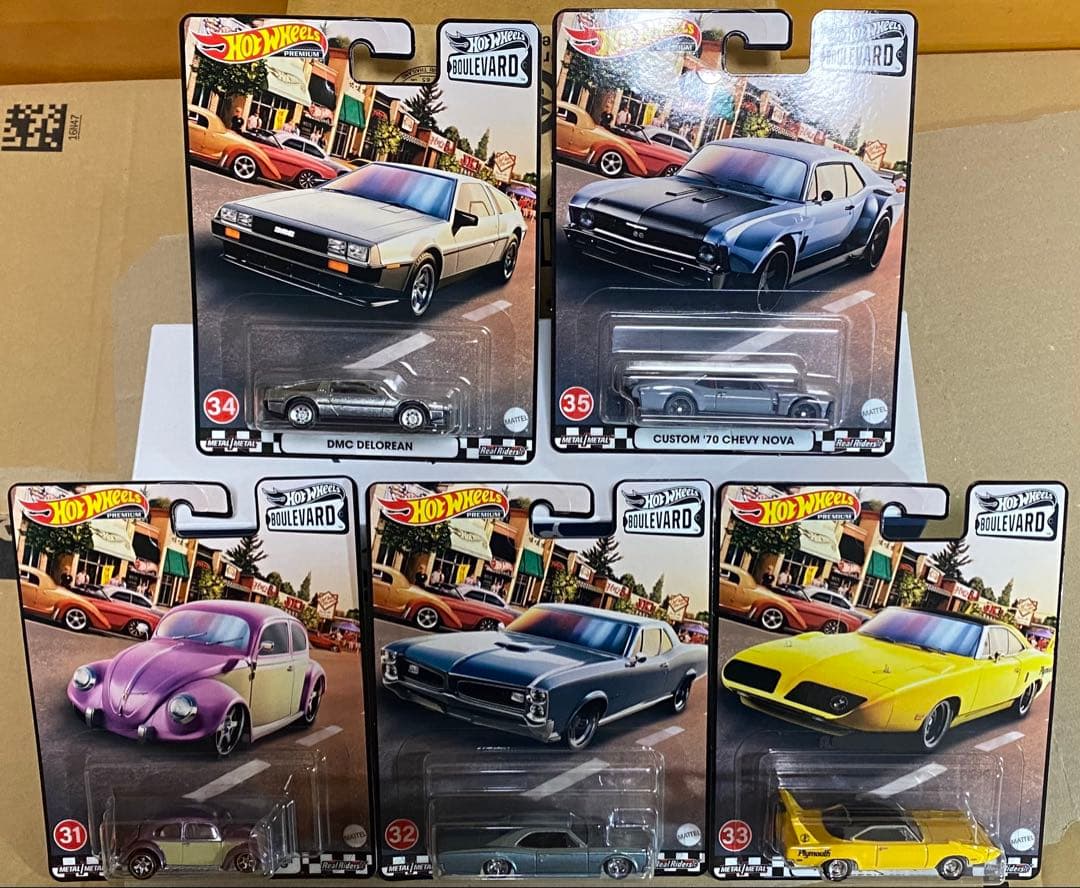 新品未開封　ホットウィール　日本ヒストリックス　ブールバードなど　セット