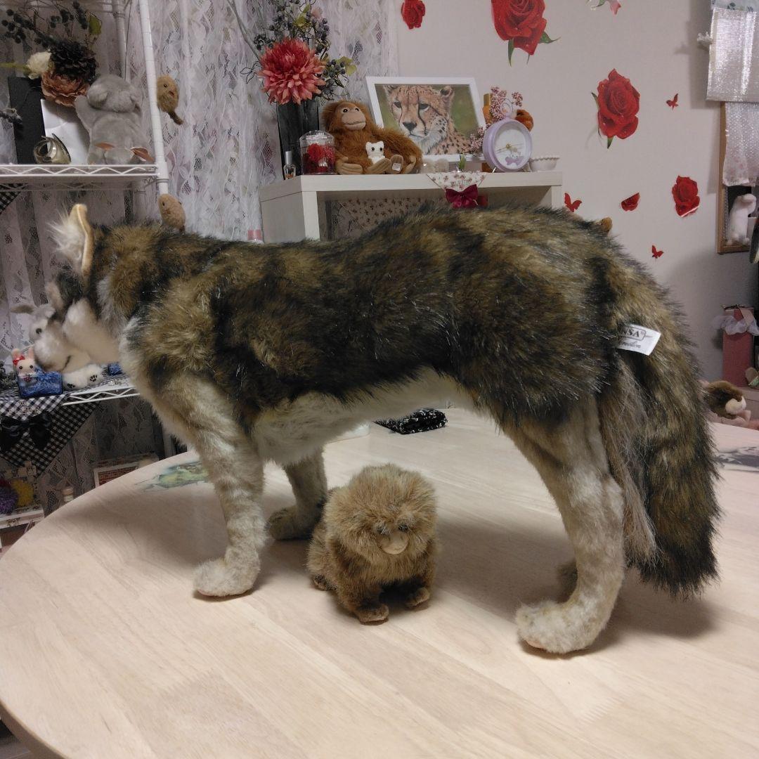 オオカミのぬいぐるみ
