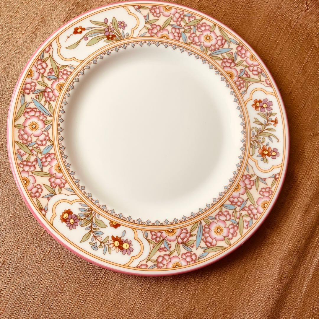 ミントン　ディナープレート＆ケーキプレート アジアンフラワーズ　廃番　レア　希少