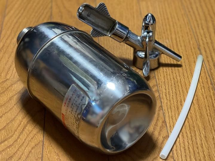 ステンレスソーダサイフォン炭酸/ソーダ/美品/レア/ 炭酸水メーカー/
