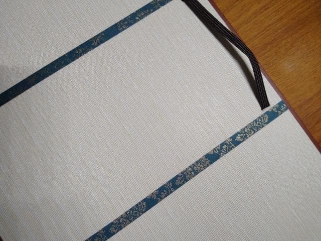 妙心寺　馬絵　絵馬　馬を華山に帰す　掛け軸っぽい色紙　軸ないけど　76x35cm