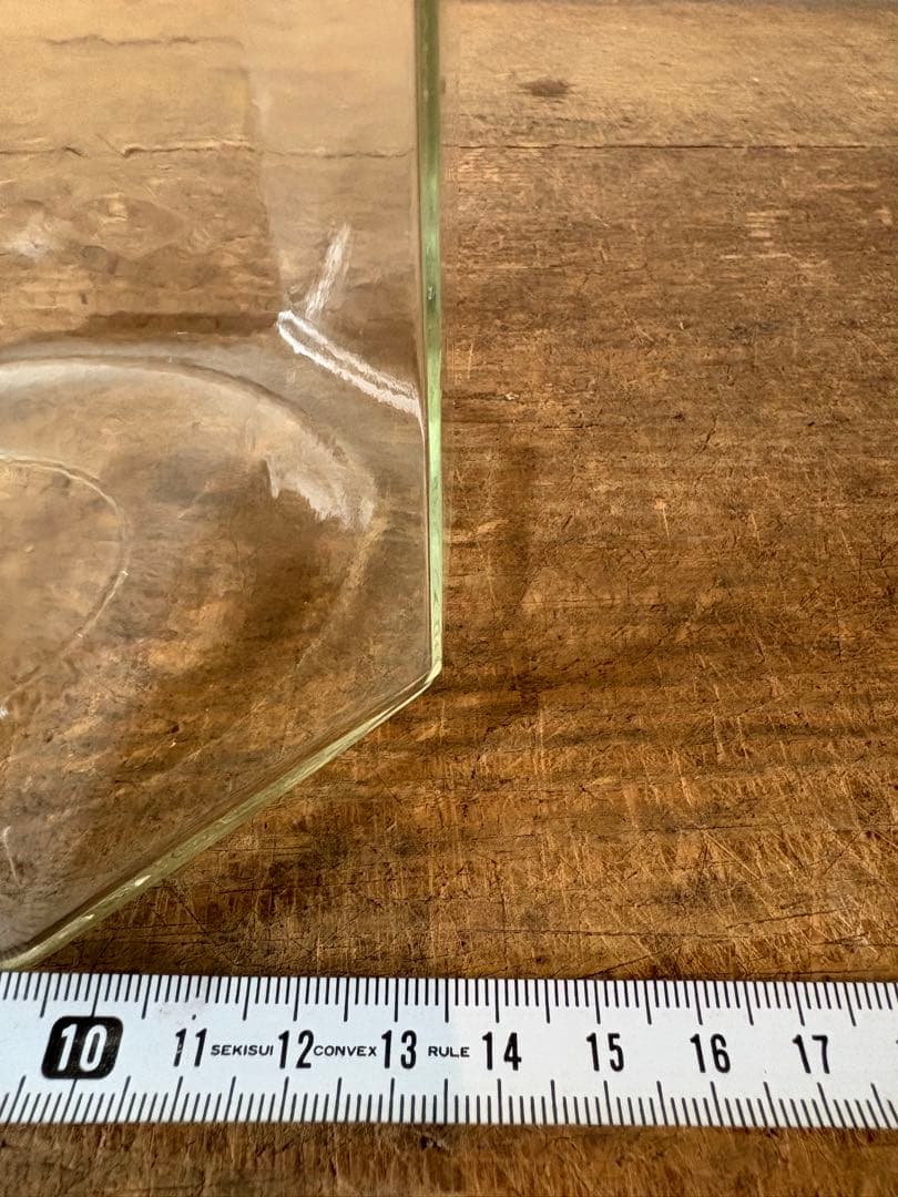 島田硝子　八角保存瓶　キャニスター　昭和レトロ