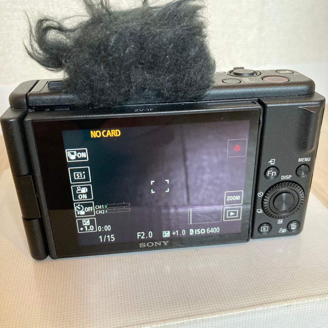 SONY ZV-1F VLOGCAM ブラック 動作確認済み　付属品完備　美品