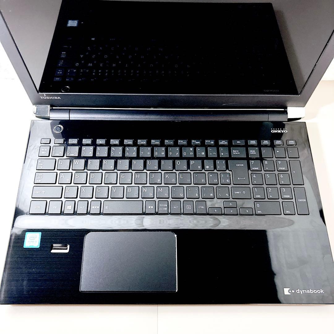 快適動作のSSＤ✨メモリ８GB カメラ フルHD 第7世代 ノートパソコン 東芝