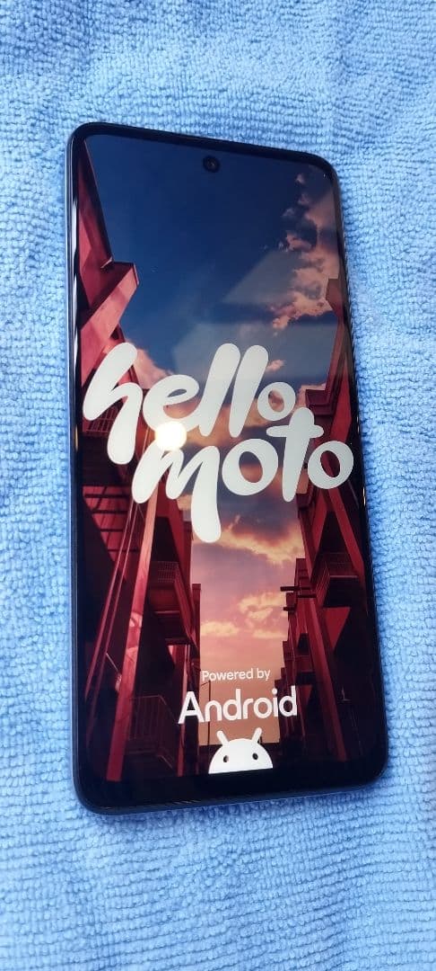 moto g 5G 64GB シルバーブルー　極美品　シムフリーほぼ未使用