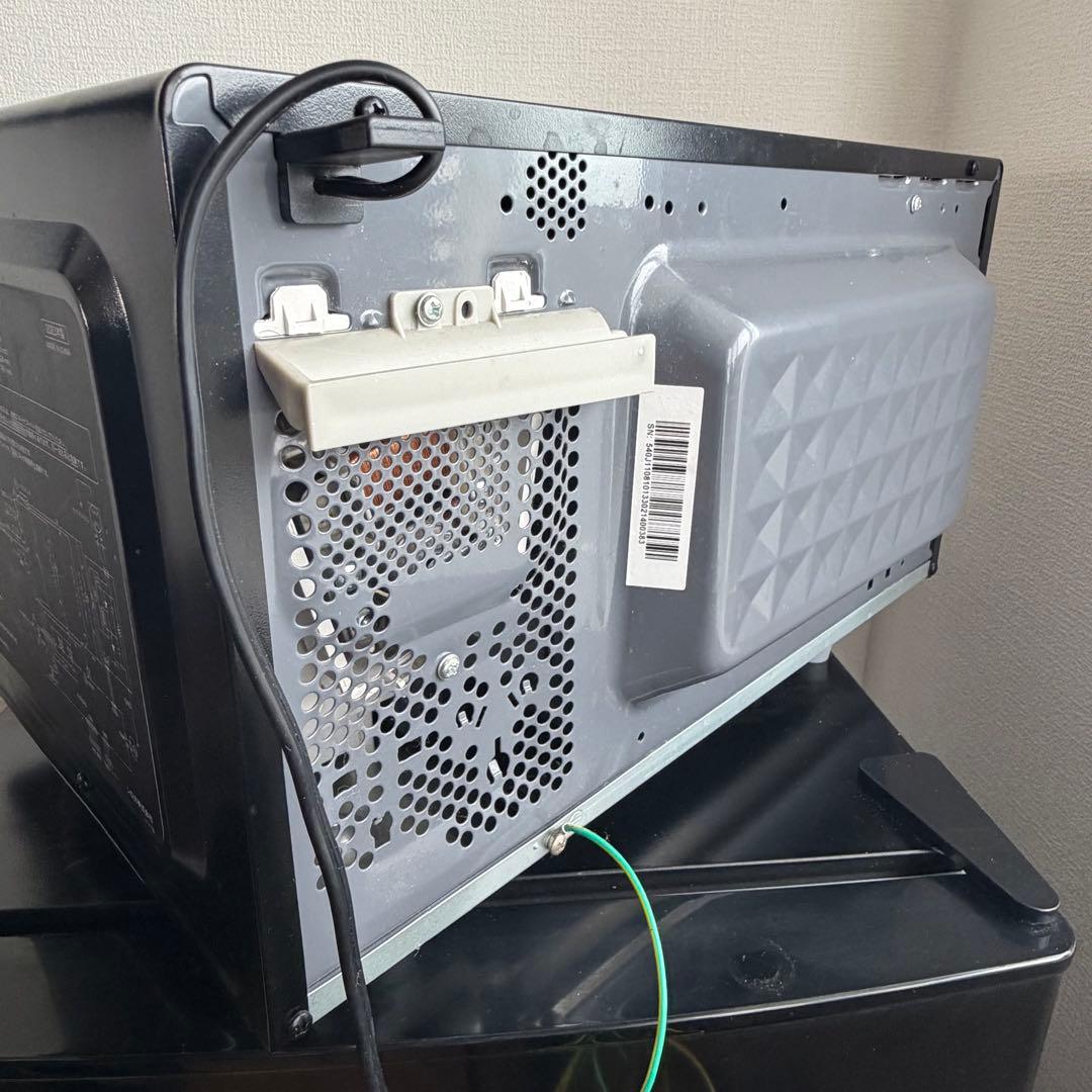 【美品】siroca 単機能電子レンジ ブラック 2023年製 SX18D132