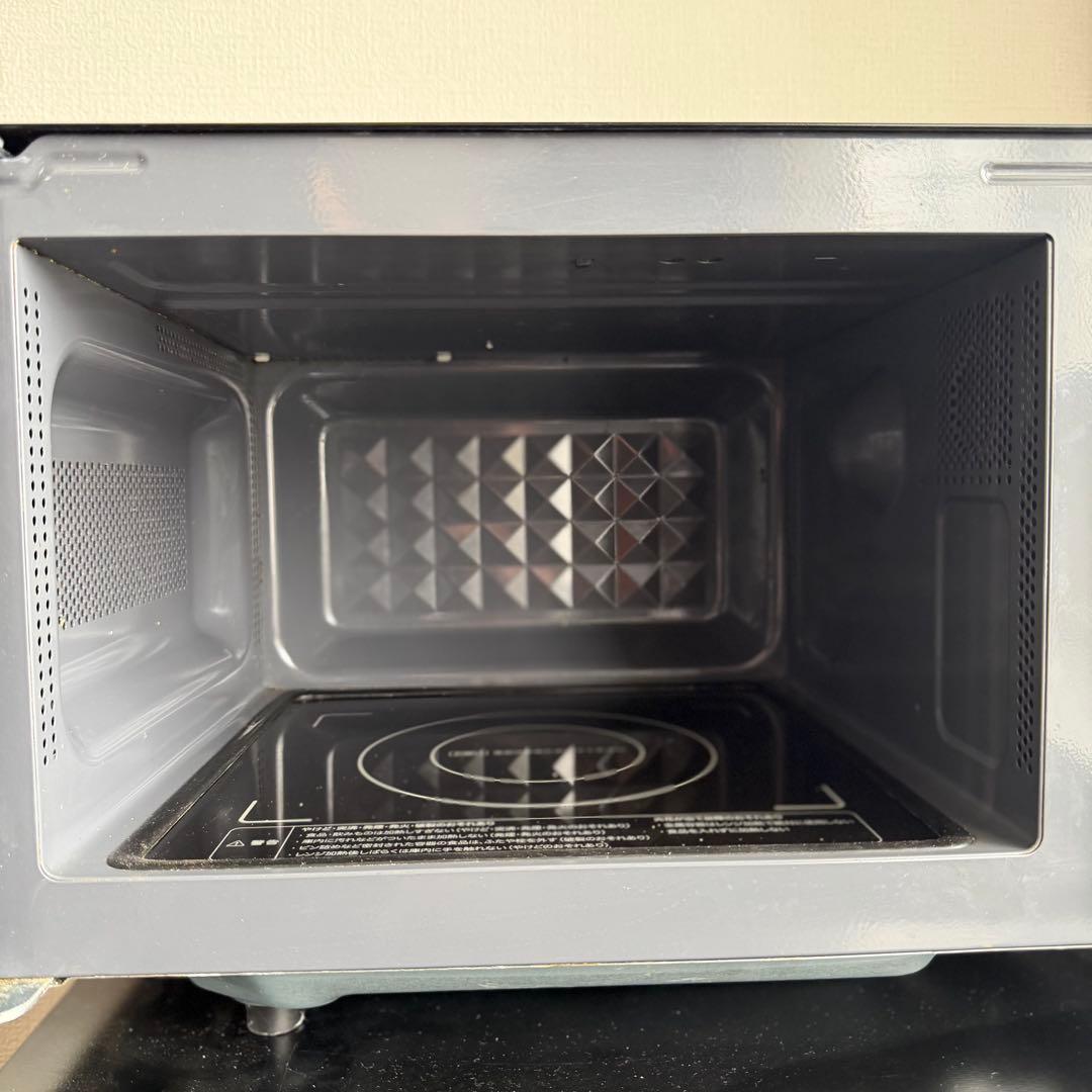 【美品】siroca 単機能電子レンジ ブラック 2023年製 SX18D132