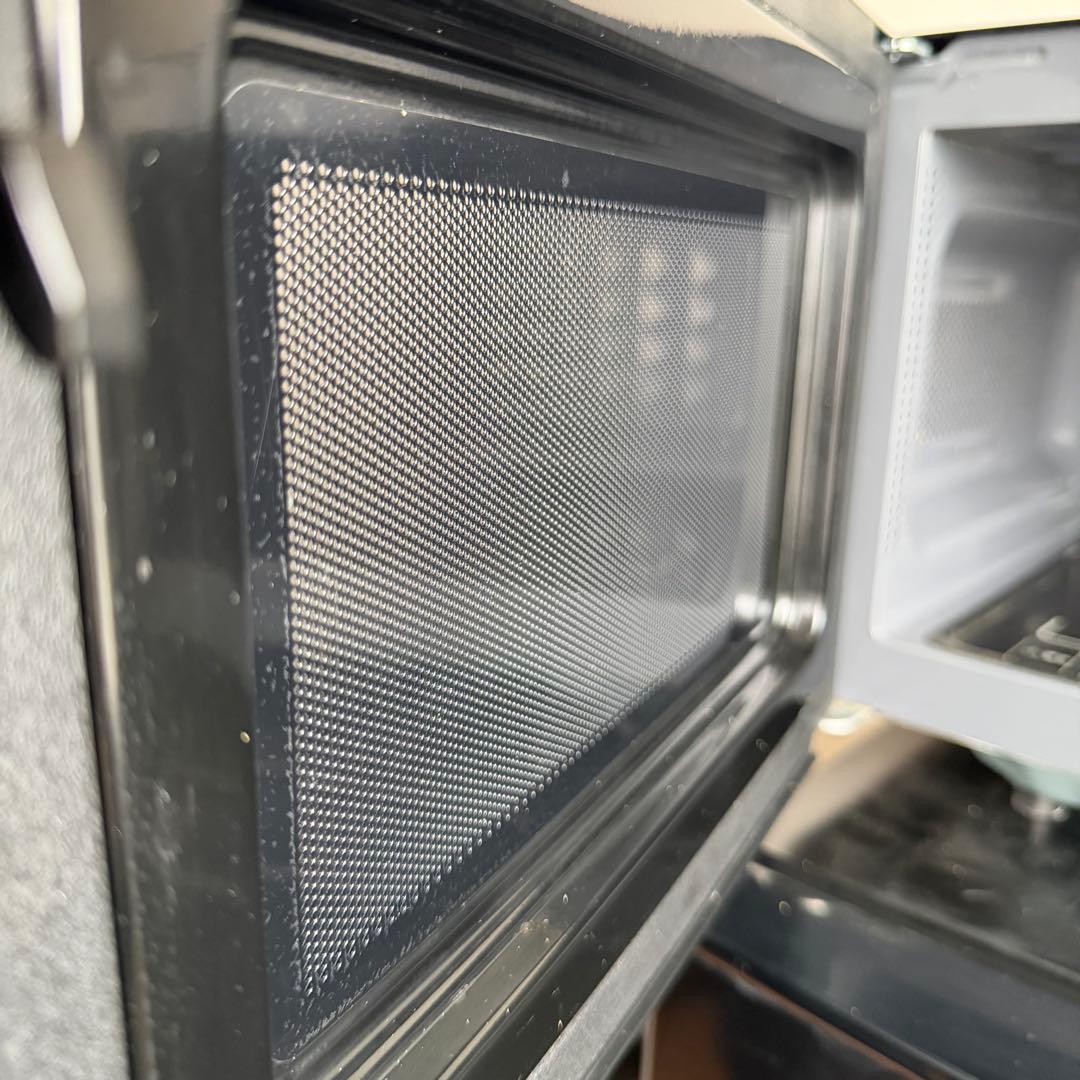 【美品】siroca 単機能電子レンジ ブラック 2023年製 SX18D132