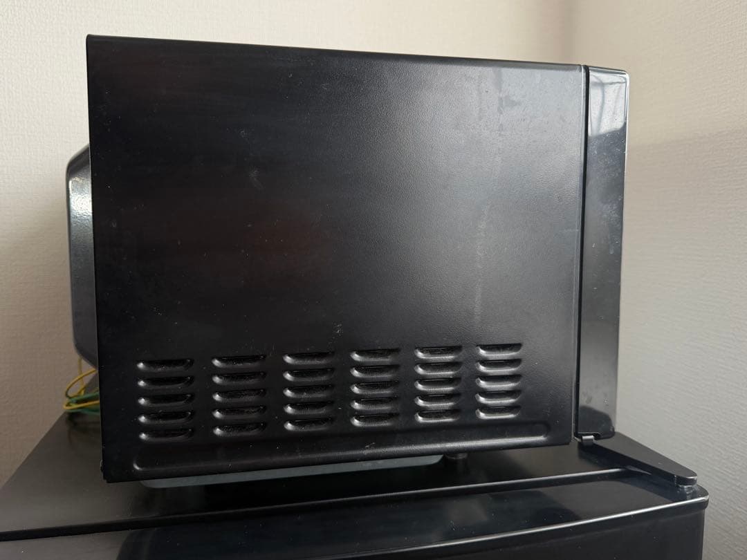 【美品】siroca 単機能電子レンジ ブラック 2023年製 SX18D132