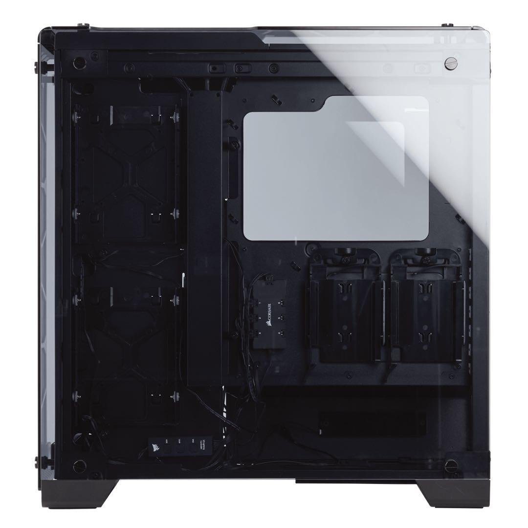 Corsair RGBファン付きフルタワー型全透明PCケース570XRGB