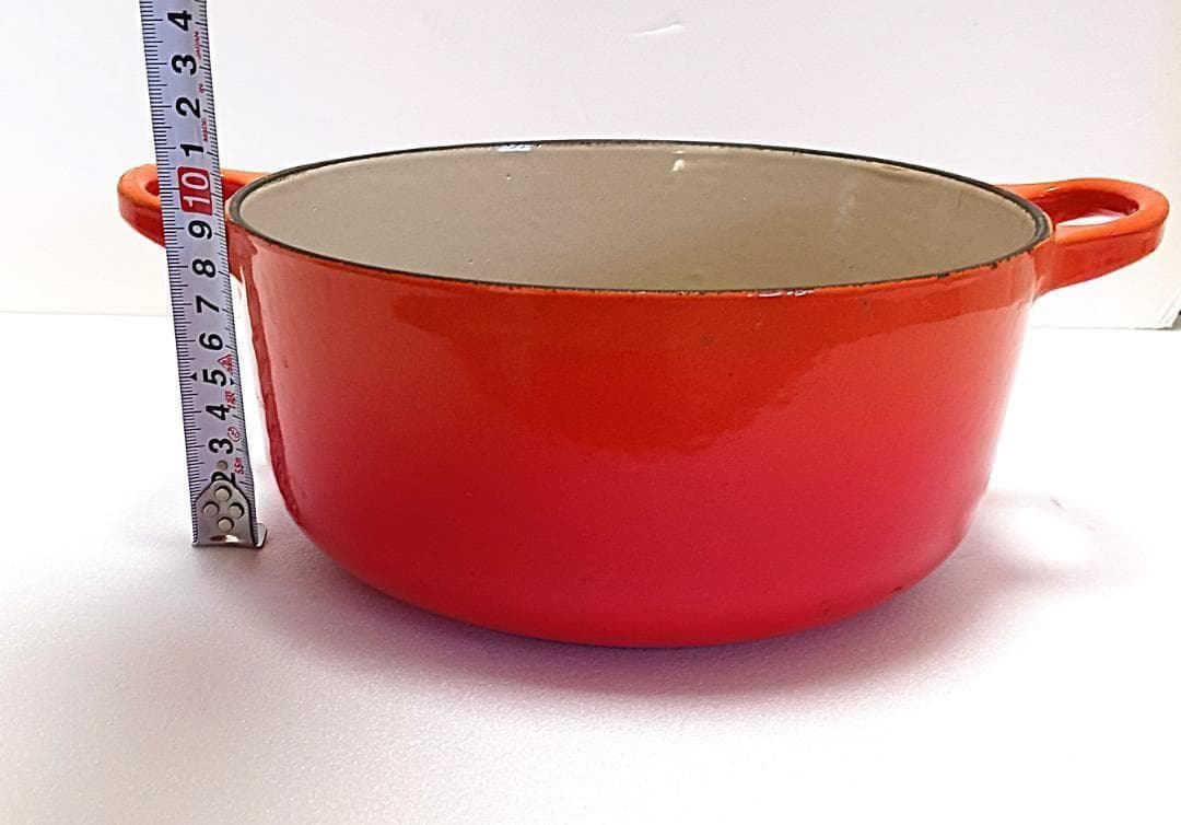ル・クルーゼ　ココット・ロンド　20cm オレンジ 両手鍋