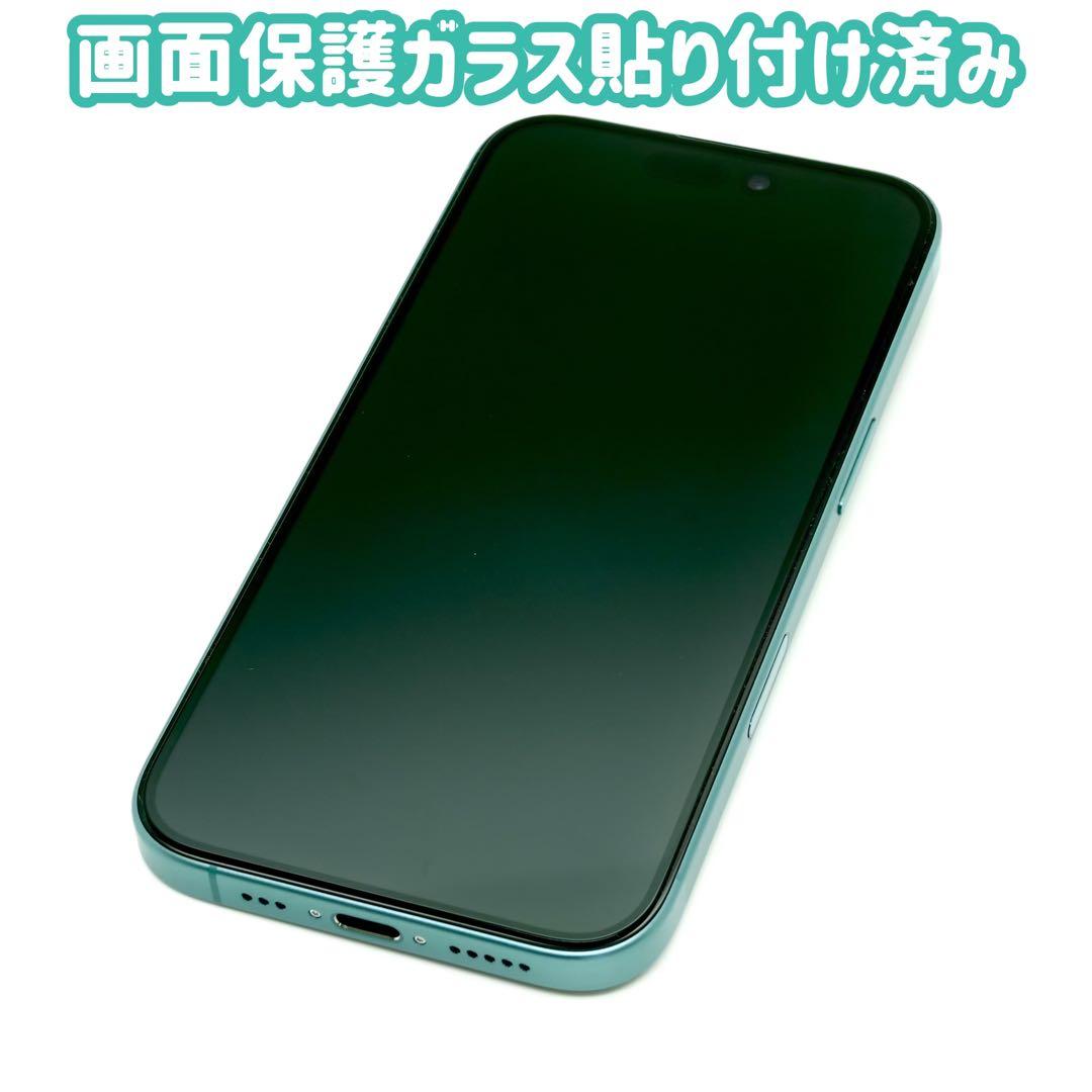 iPhone 16 128GB SIMフリー ティール 付属品新品 1218