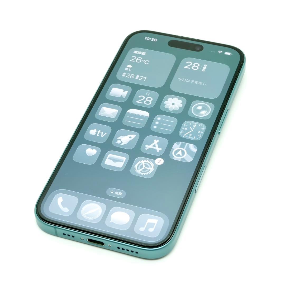 iPhone 16 128GB SIMフリー ティール 付属品新品 1218