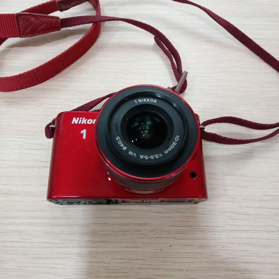 田*中様 Nikon 1 J1 レッド デジタルカメラ、ジャンク