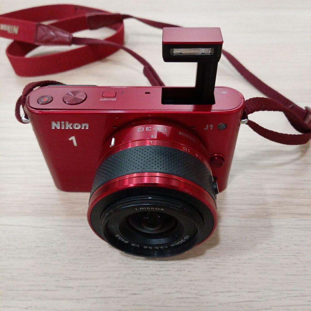 田*中様 Nikon 1 J1 レッド デジタルカメラ、ジャンク