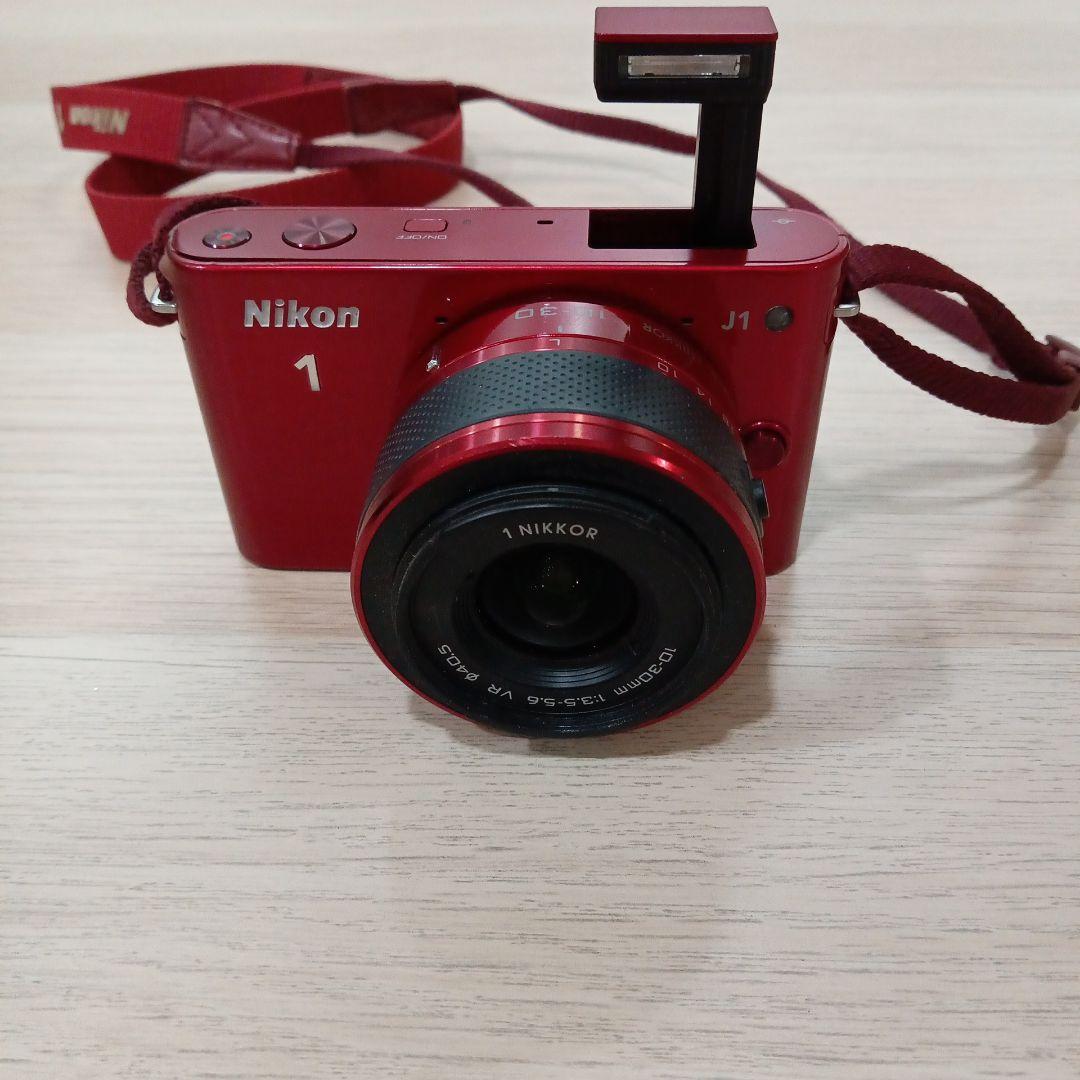 田*中様 Nikon 1 J1 レッド デジタルカメラ、ジャンク