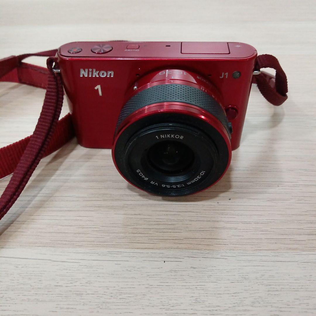 田*中様 Nikon 1 J1 レッド デジタルカメラ、ジャンク