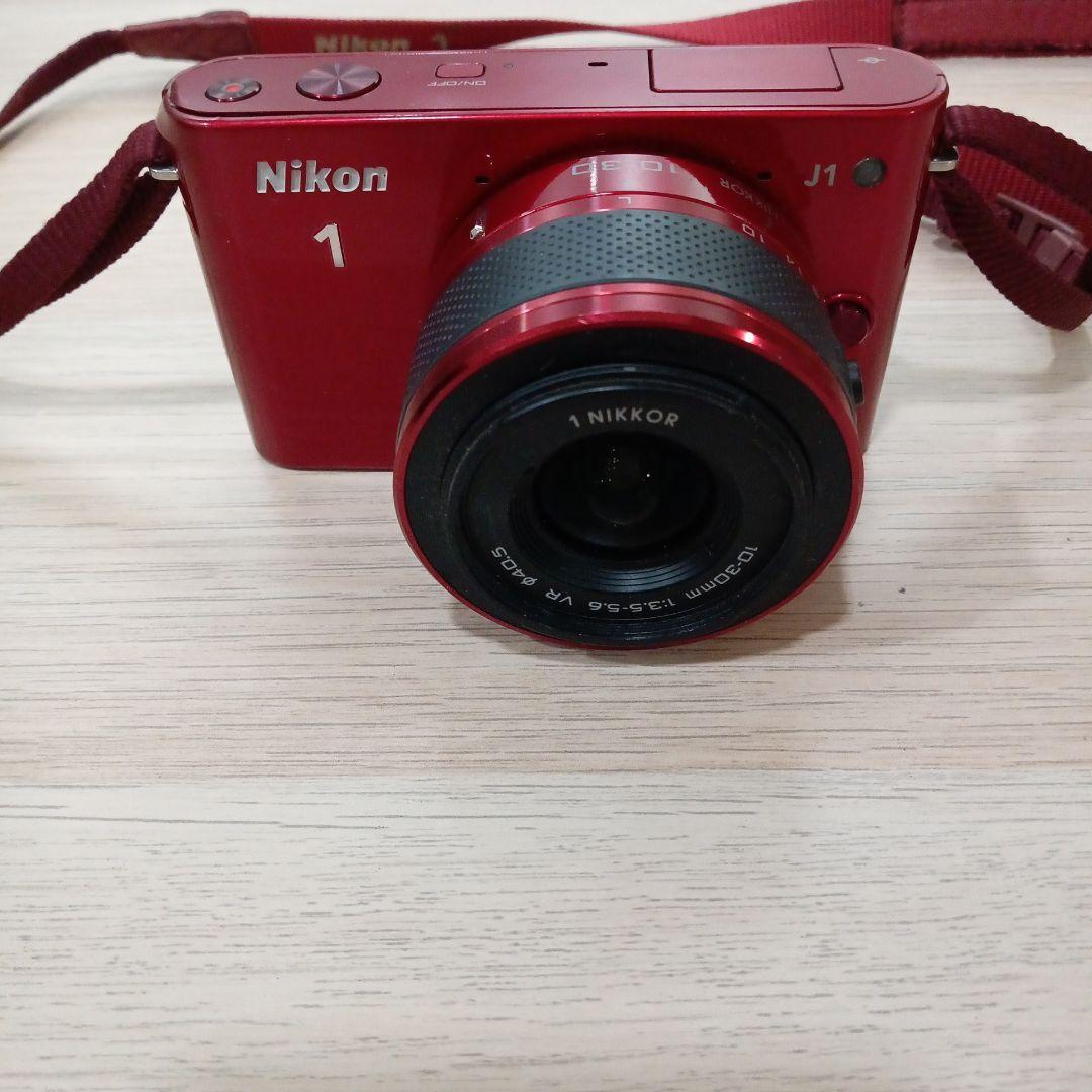 田*中様 Nikon 1 J1 レッド デジタルカメラ、ジャンク