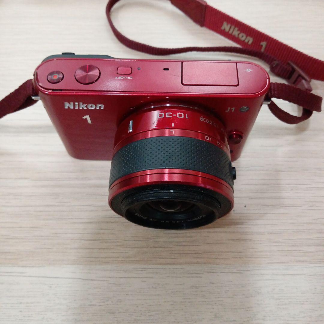田*中様 Nikon 1 J1 レッド デジタルカメラ、ジャンク