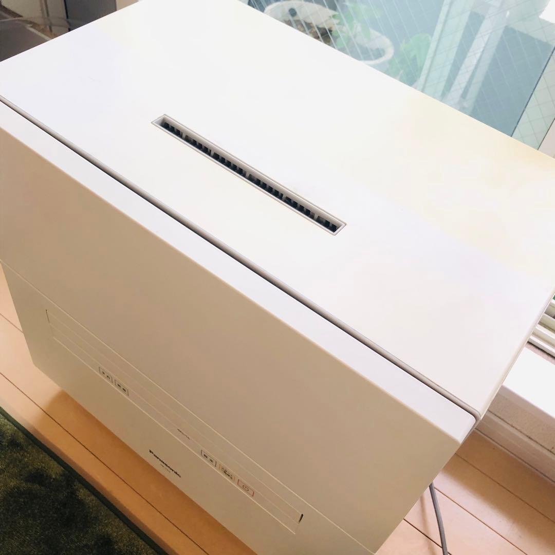 【送料込み、動作確認済、付属品あり！】Panasonic 電気食器洗い乾燥機 白