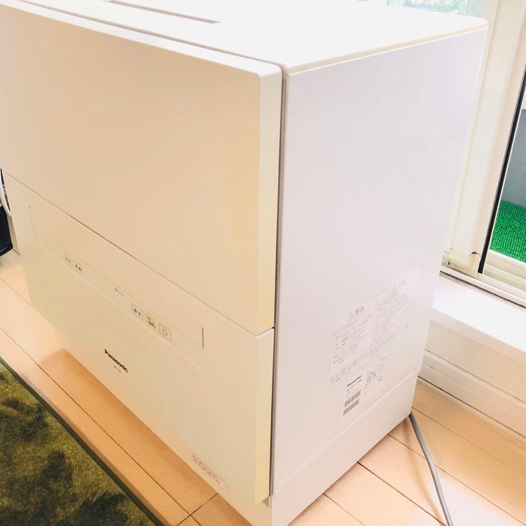 【送料込み、動作確認済、付属品あり！】Panasonic 電気食器洗い乾燥機 白