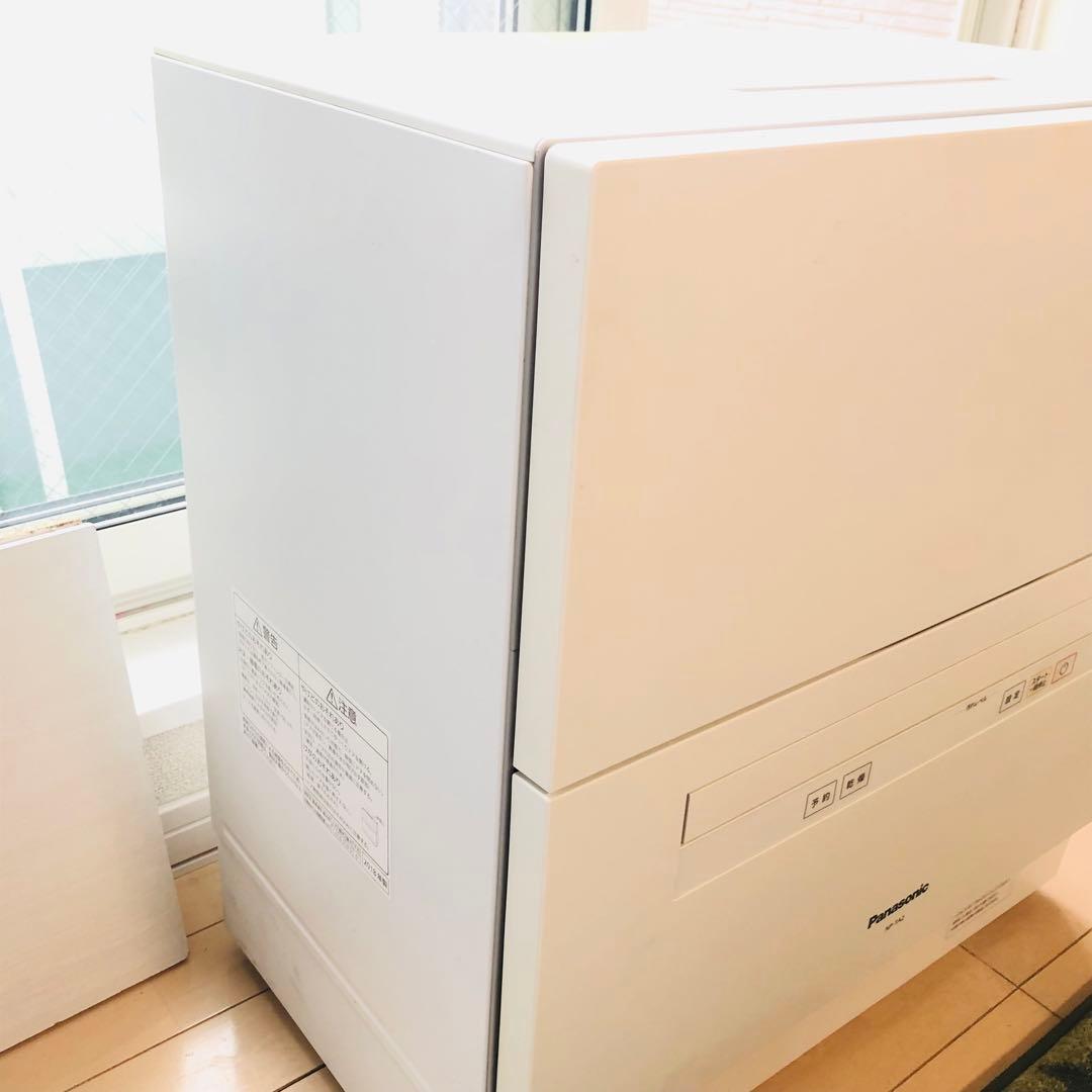 【送料込み、動作確認済、付属品あり！】Panasonic 電気食器洗い乾燥機 白
