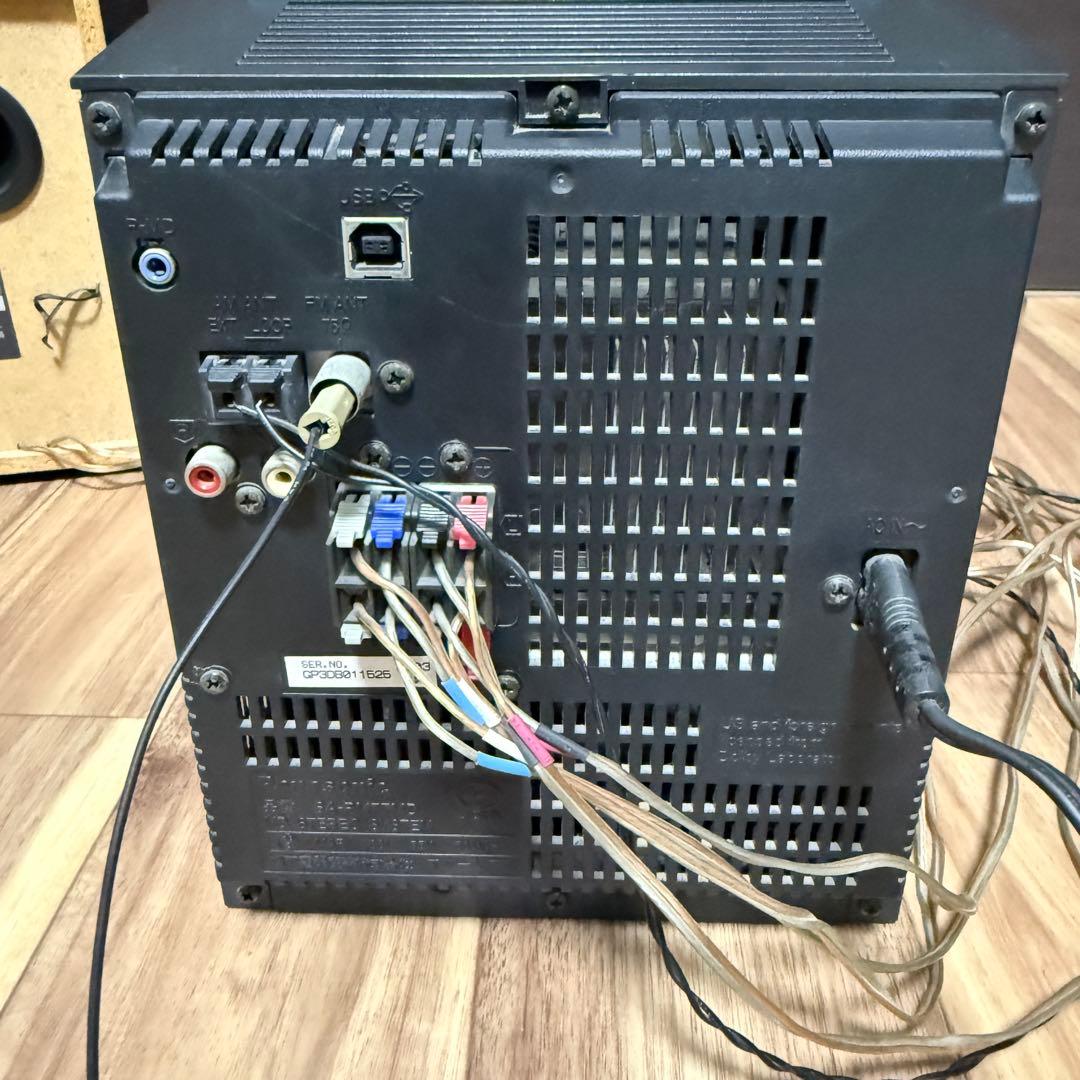パナ MDコンポ SC-PM77MD 5枚CD 動作確認済 簡易清掃済