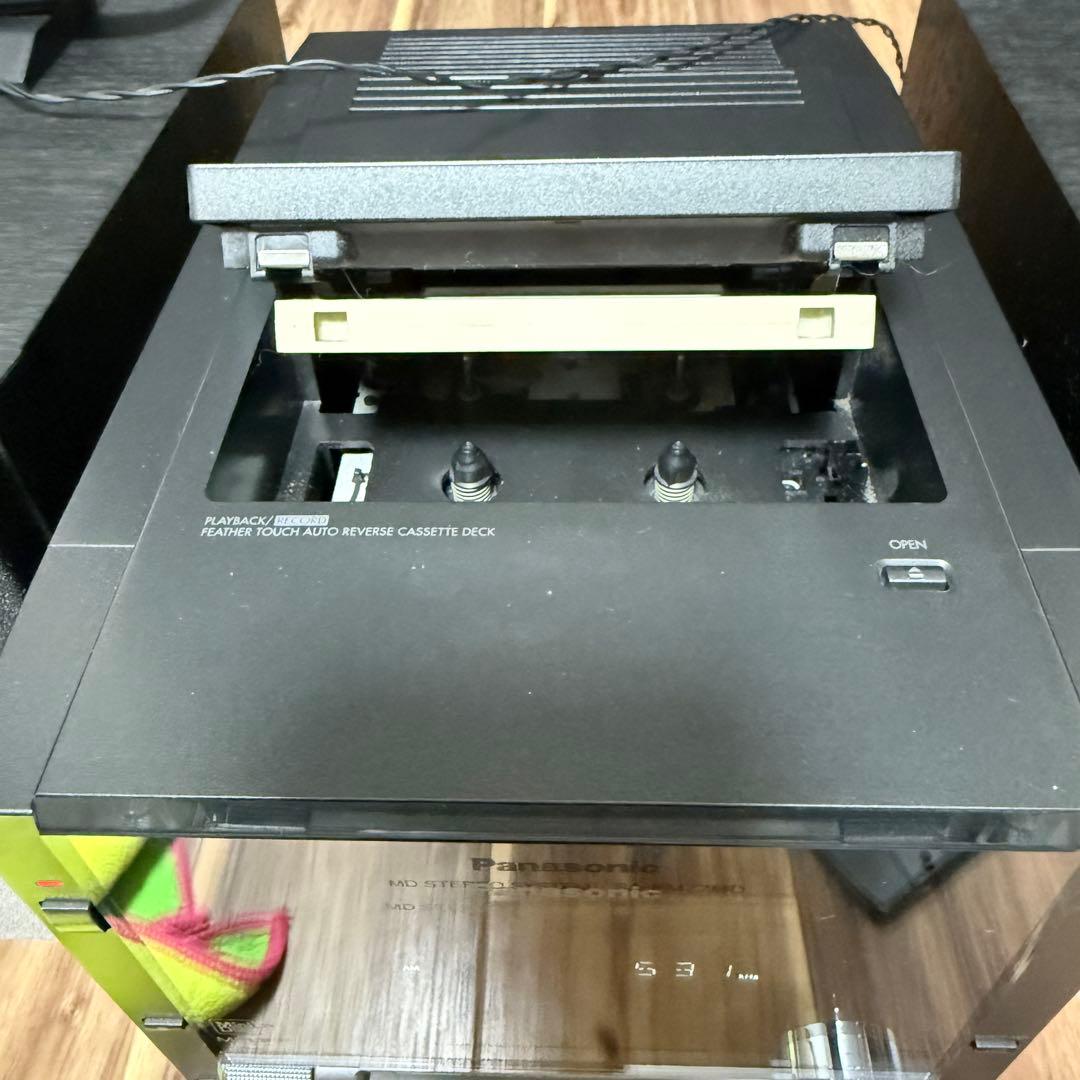 パナ MDコンポ SC-PM77MD 5枚CD 動作確認済 簡易清掃済