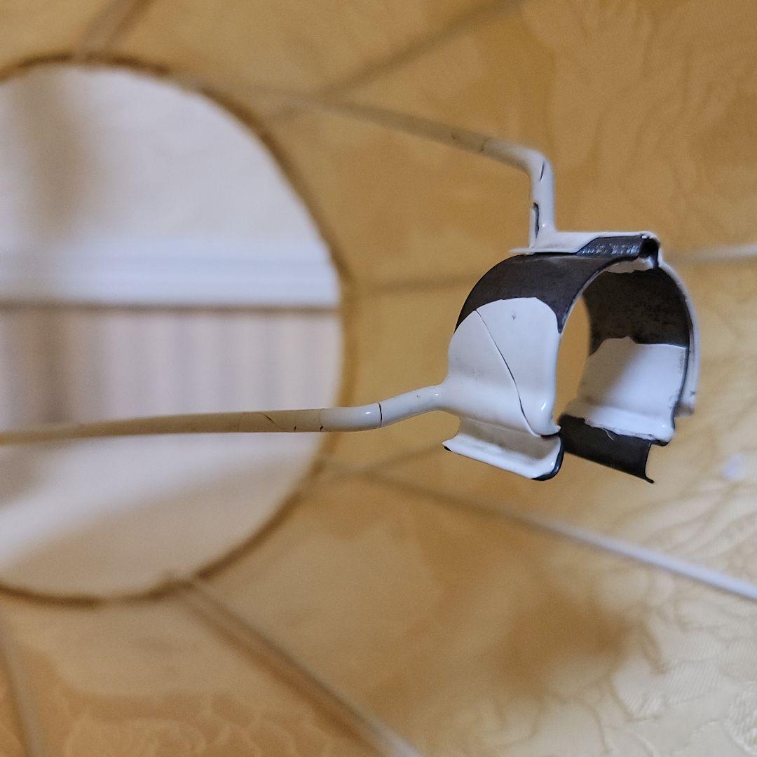 アンティークフロアライト　薔薇のフラワーパターンシェード　ヴィンテージ　レトロ