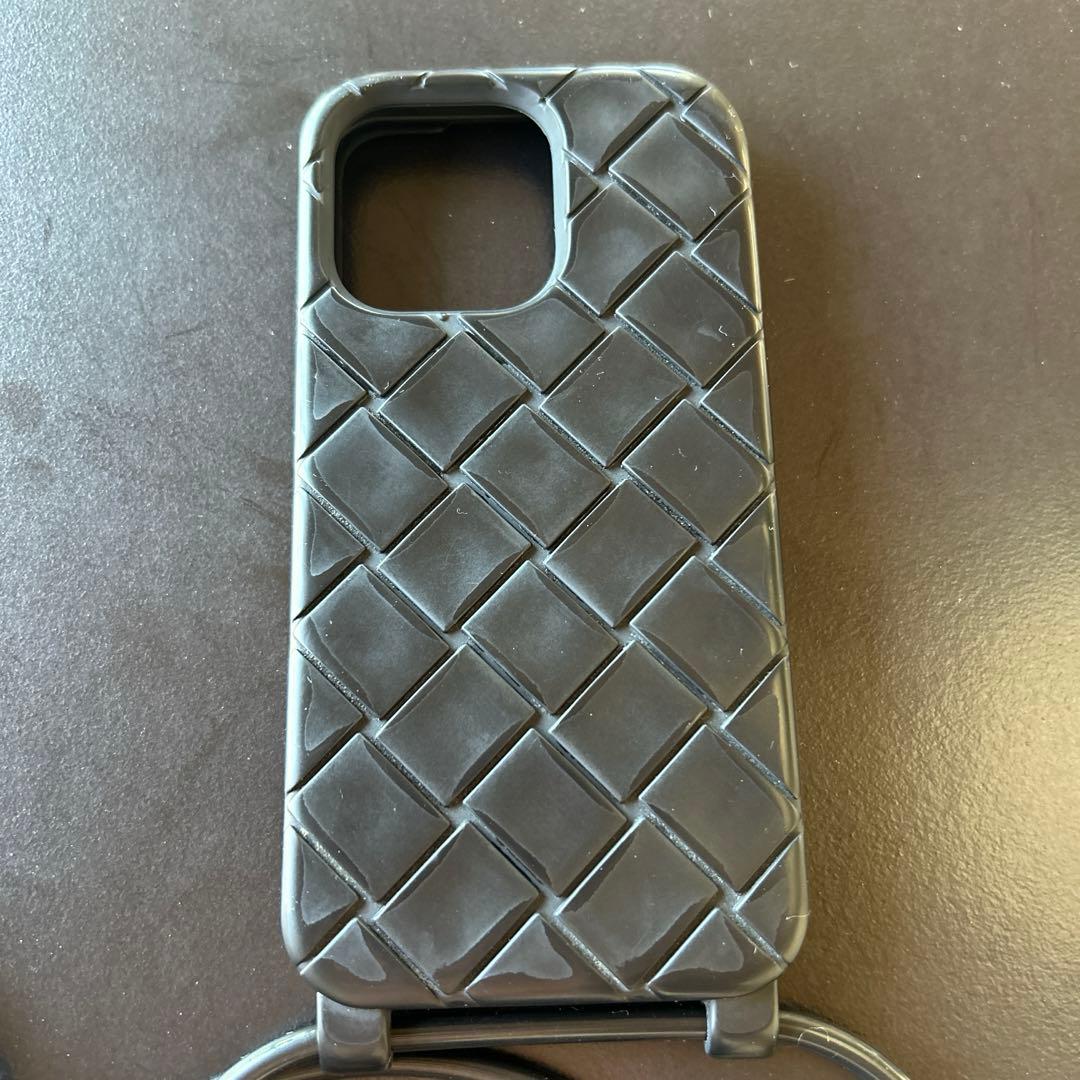 Bottega Veneta iPhone13 Pro 黒色シリコン製ケース