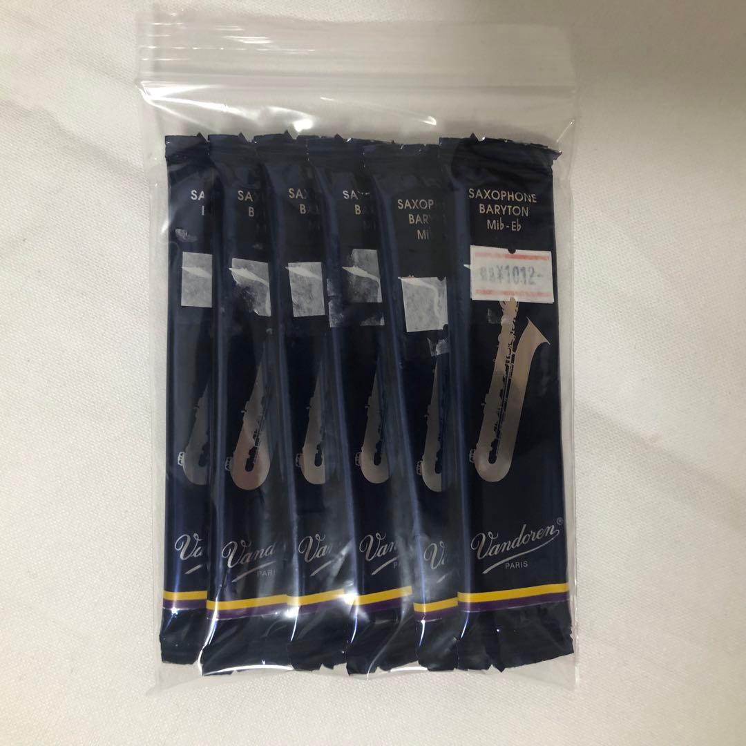 送料込★新品未開封★バリトンサックス リード バンドレン 3番6枚 青箱