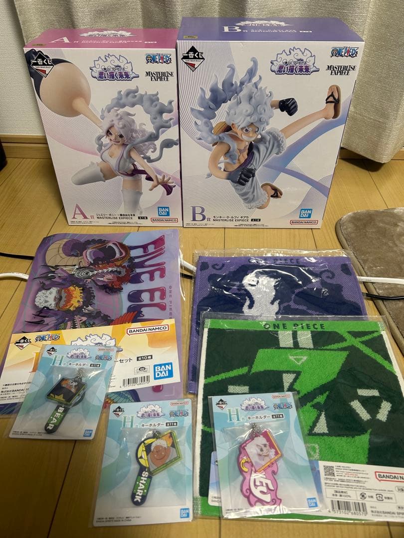 一番くじ　ワンピース　A賞 ボニー　B賞ルフィセット+おまけ