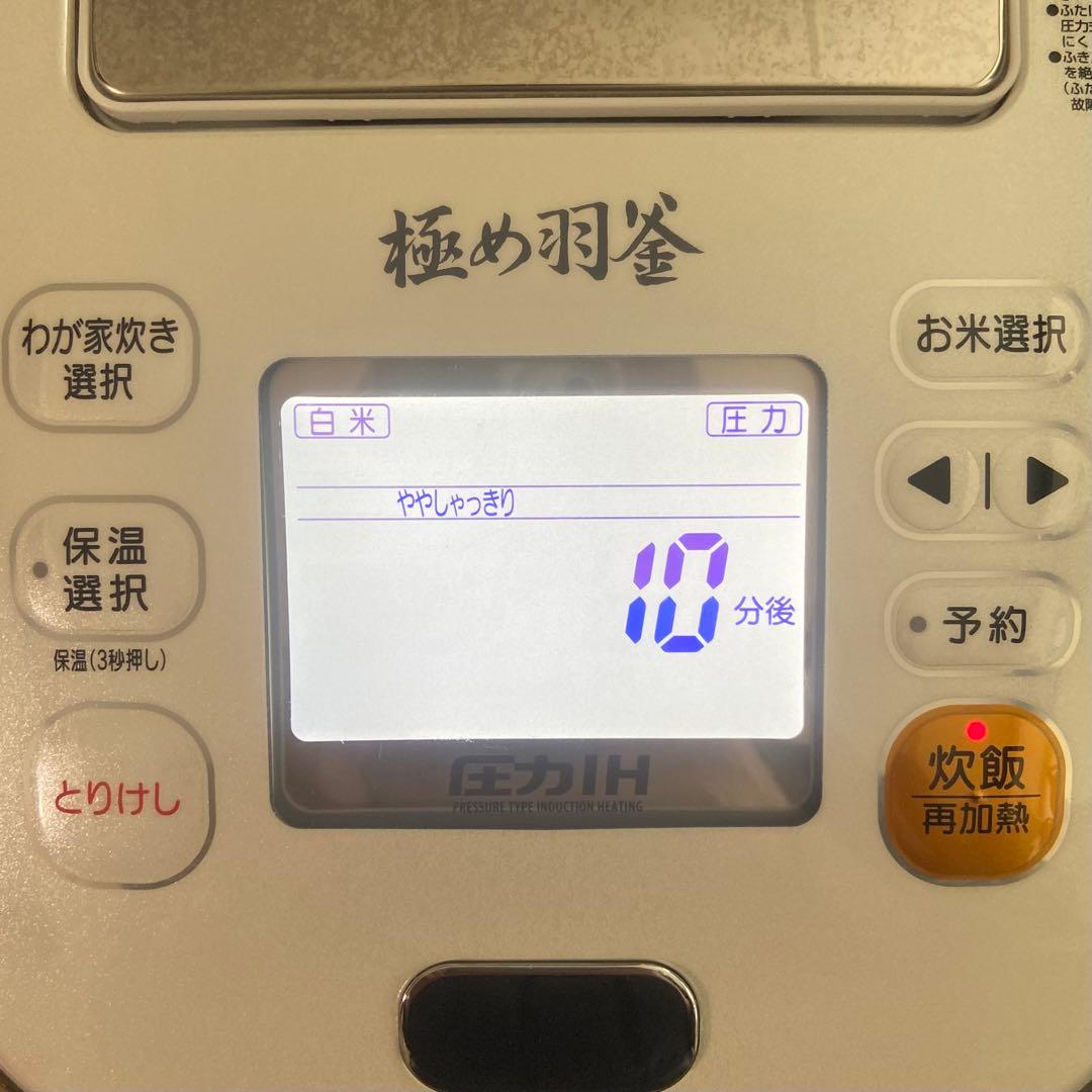 象印 極め羽釜 炊飯器NP-WA10圧力IH炊飯ジャー南部鉄器