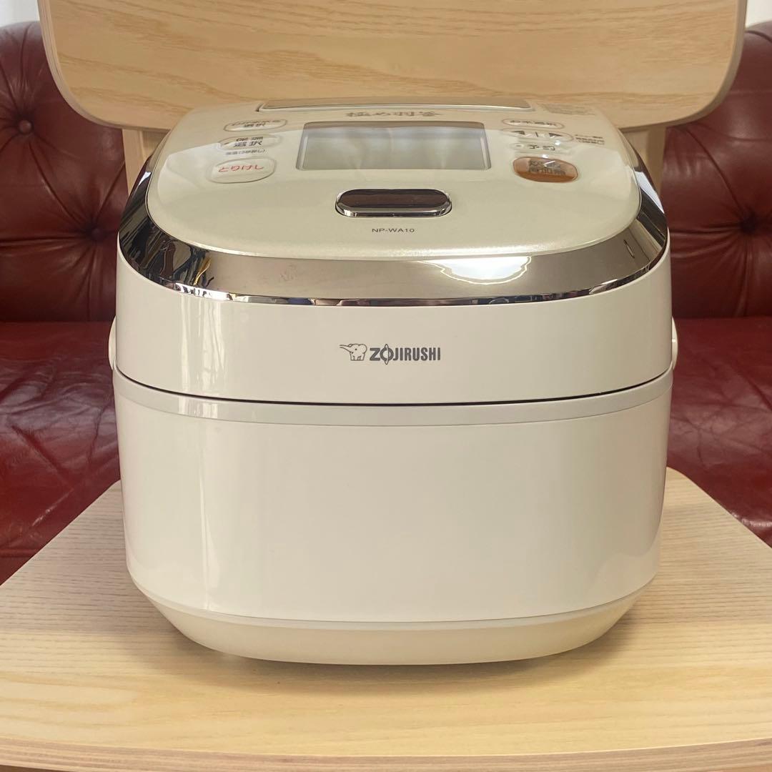 象印 極め羽釜 炊飯器NP-WA10圧力IH炊飯ジャー南部鉄器