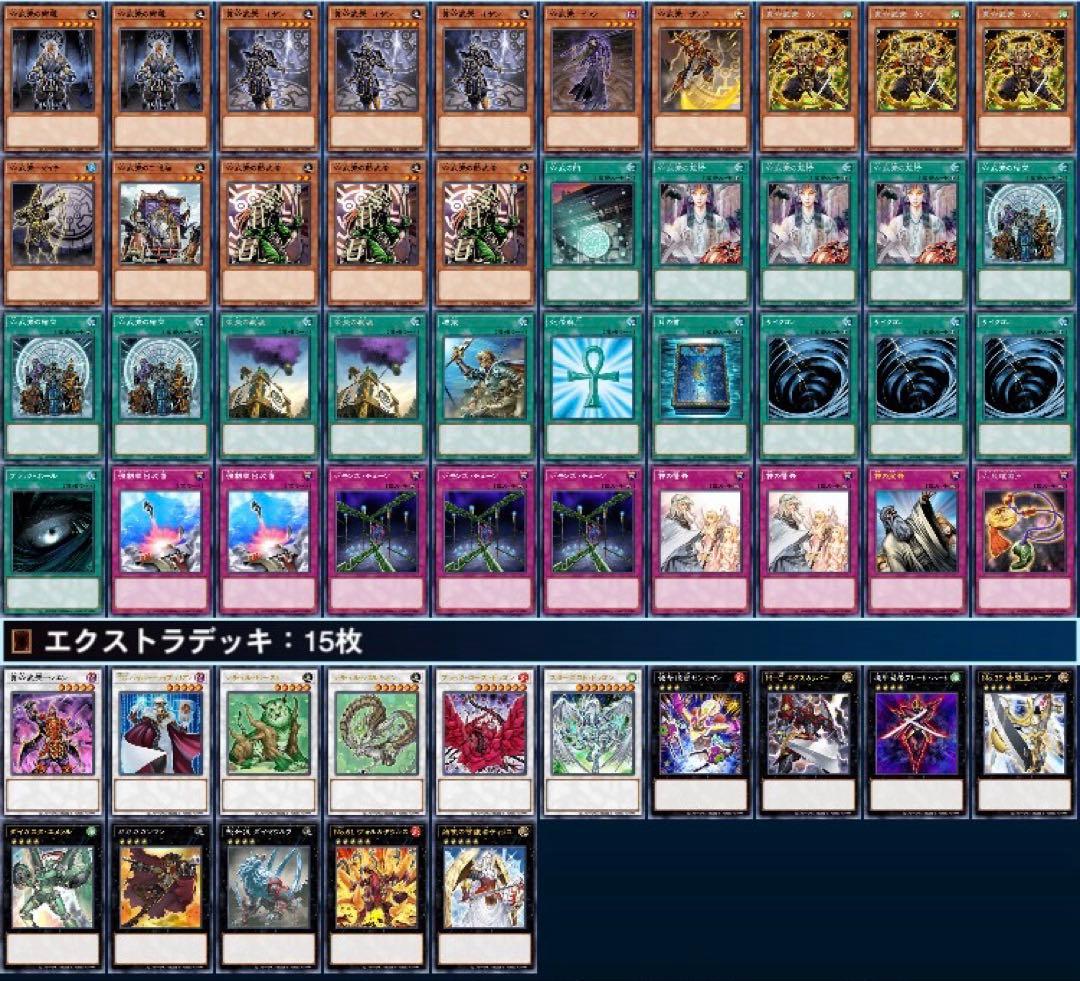 遊戯王　ゲートボール　クラシック　1203環境　荒行六武衆デッキ