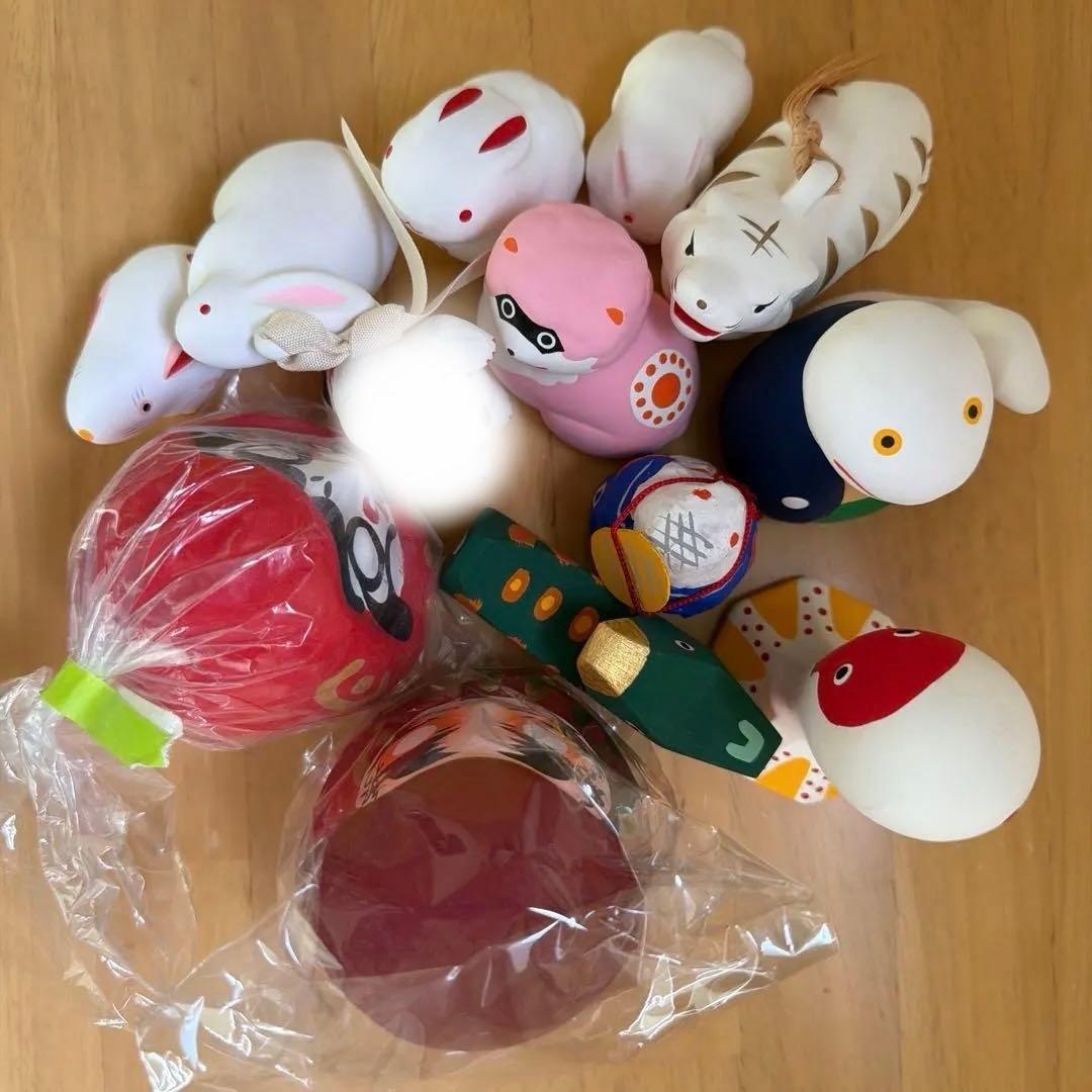 【バラ売可】無印良品 福缶 縁起物 寅 卯 辰 巳 だるま