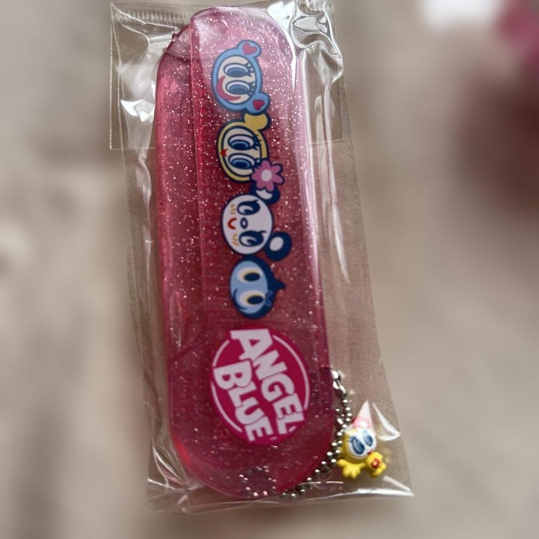 平成レトロ！エンジェルブルー　ナカムラくんたちのブラシ、手鏡セット