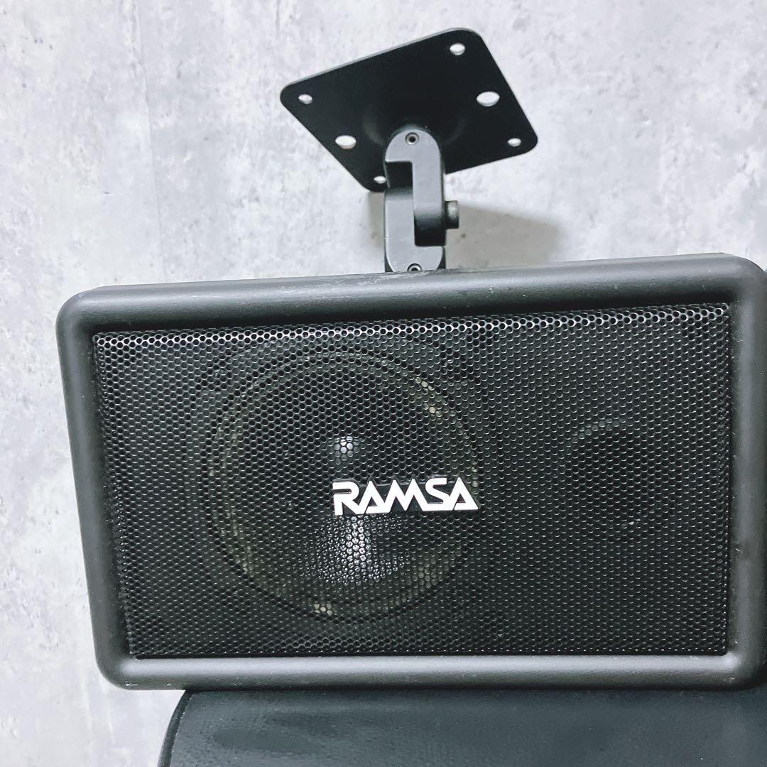 【希少】RAMSA ラムサ ペア スピーカー WS-A10-K ブラケット付き