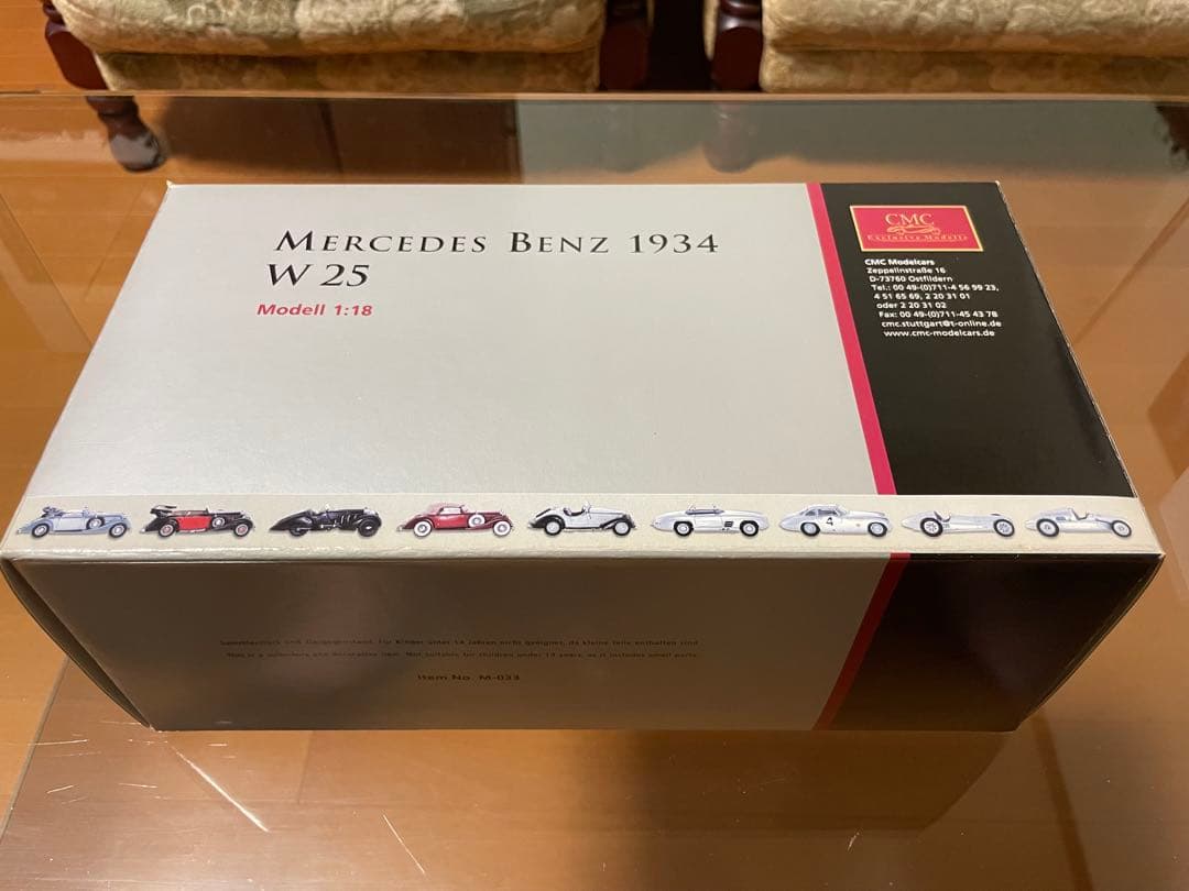 価格変更1/18 CMC メルセデス・ベンツ W25 1934年 未展示品