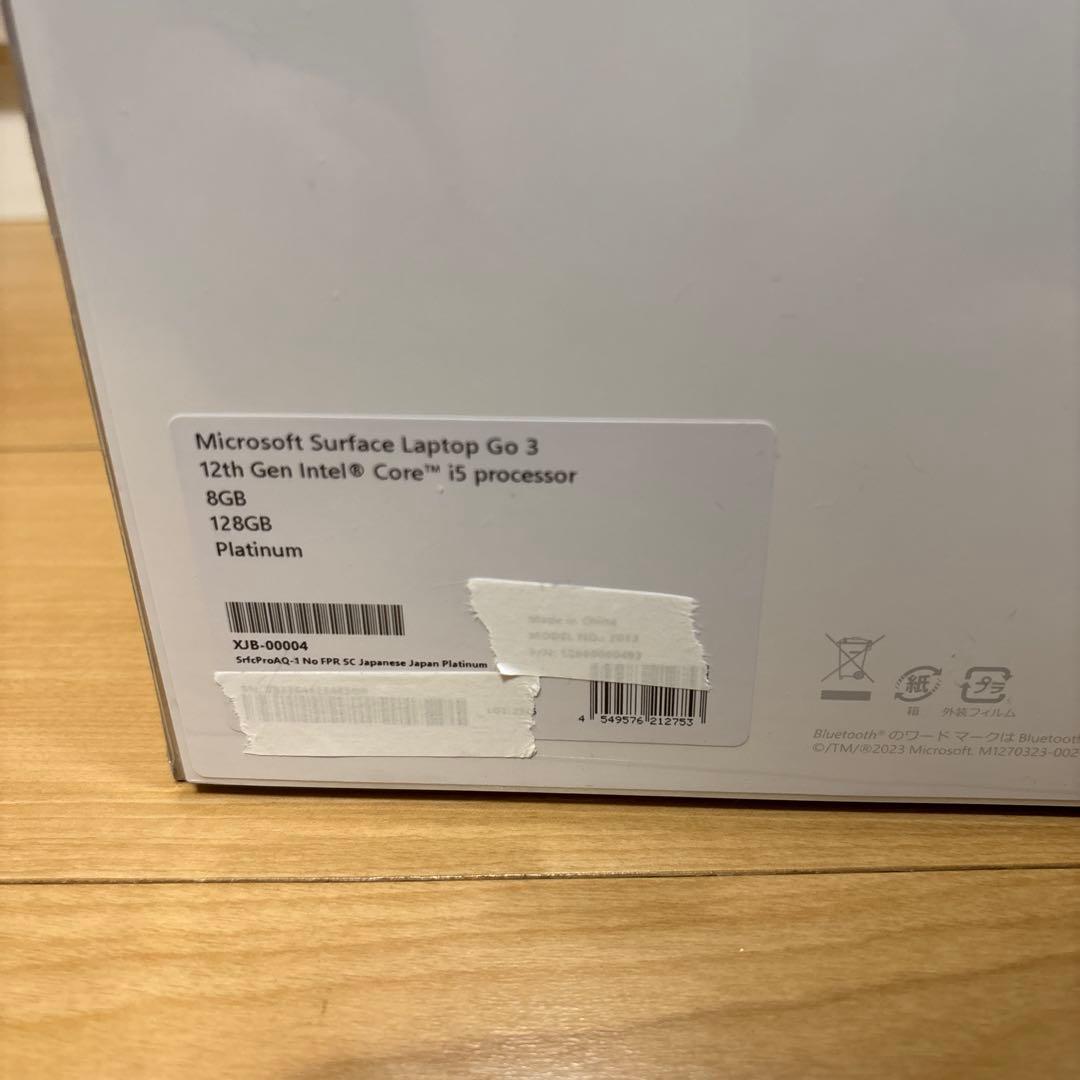 Windowsノート本体 Microsoft Surface Laptop Go 3 128GB