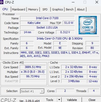 Windowsデスクトップ Lenovo ThinkCentre M710s Core i3 7100